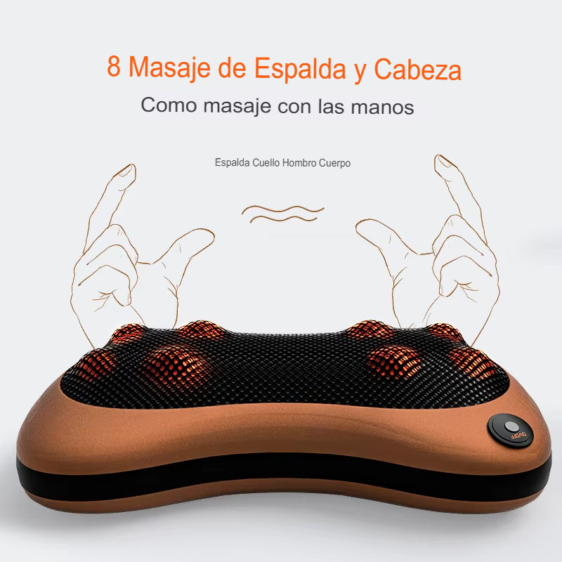 Almohada Masajeadora Shiatsu con Calor – Alivio Profesional