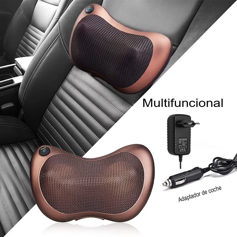 Almohada Masajeadora Shiatsu con Calor – Alivio Profesional